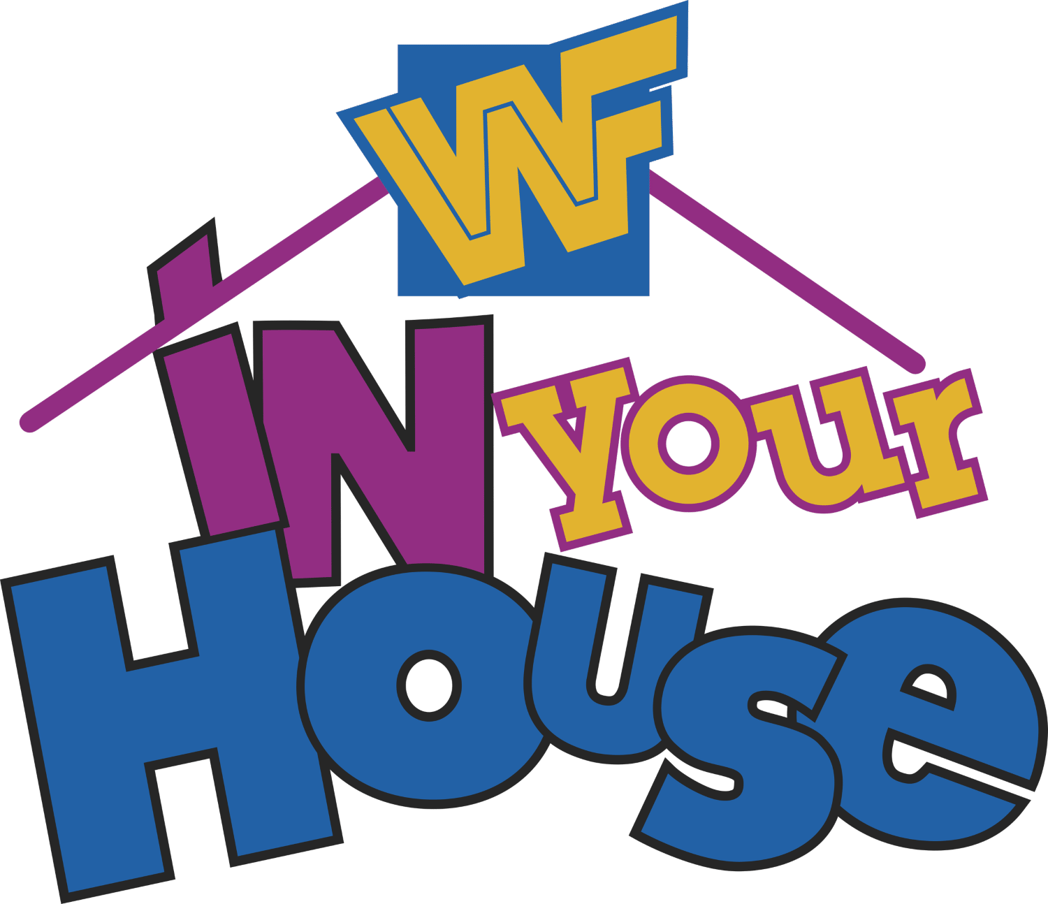 WWF In Your House logo for Playstation